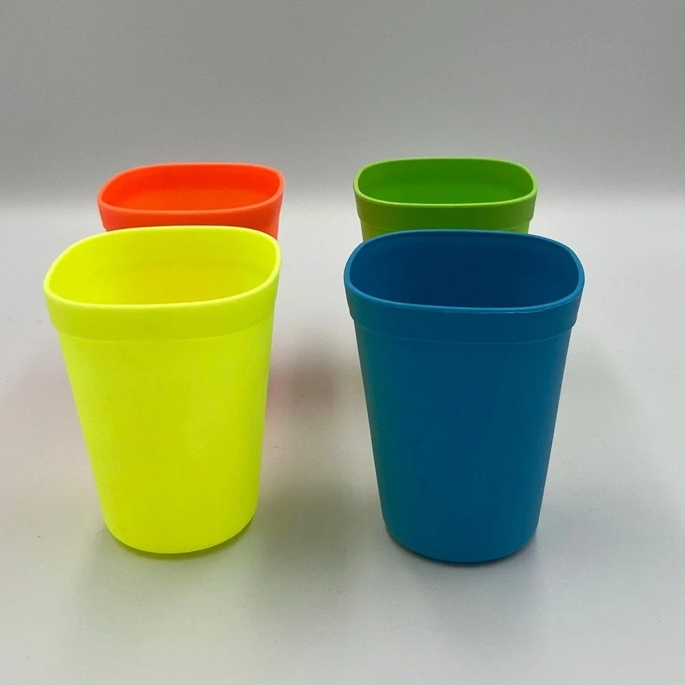 Plastic Tumblers Kids Unisex OS Multicolor Very Good Stackable Cups